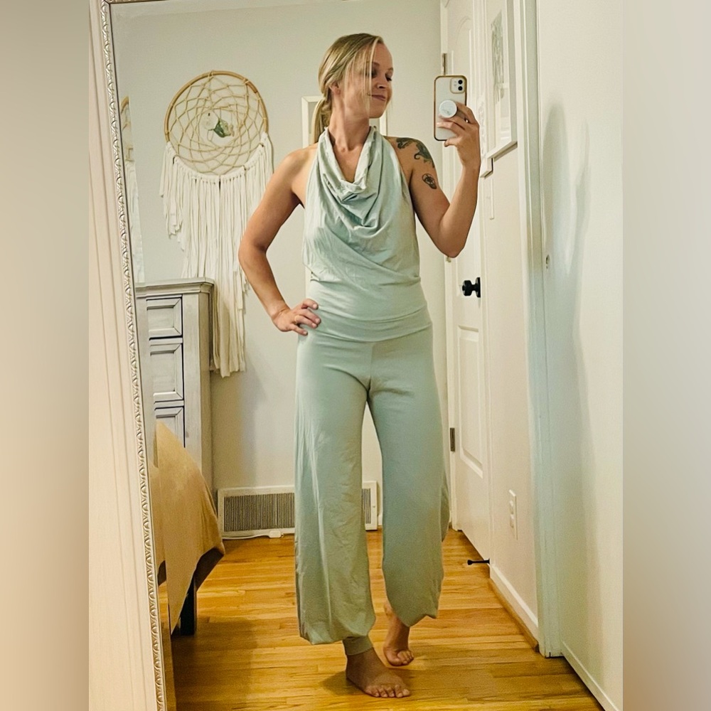 Aria Lattner Boho Light Sage Original Jumpsuit (medium)